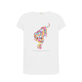 Chila Kumari Singh Burman: Tiger Drawing women's fit t-shirt